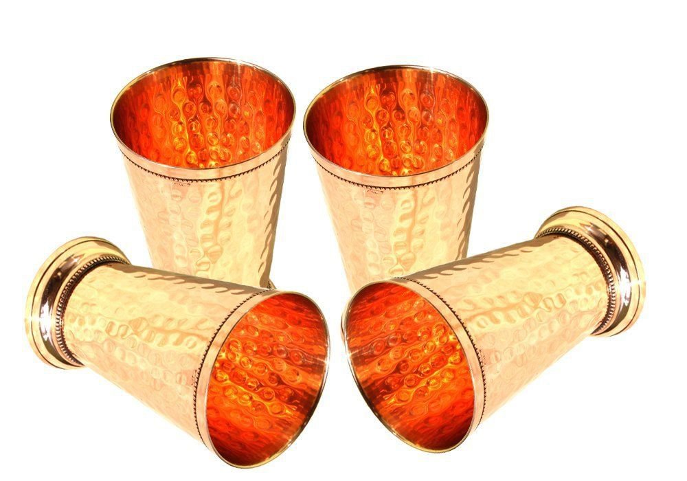 Hammered Copper Mint Julep Cup Hammered Copper Moscow Mule Julep Cup Set of 4
