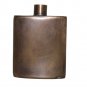 Kidney Shape Antique Finish Brass Liquor Hip Flask  Capacity 7 Ounce