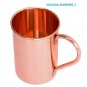 Straight Solid Copper Moscow Mule Mug Set 16 Oz Brown Set Of 4