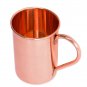 Straight Solid Copper Moscow Mule Mug Set 16 Oz Brown Set Of 4