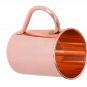 Straight Solid Copper Moscow Mule Mug Set 16 Oz Brown Set Of 4