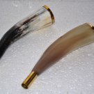 Blowing Horn Cow Horn 9 IN. Long Bull Horn Longhorn Steer Horns Set of 2