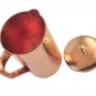 Hand Hammered Pure Copper Jug With Lid For Health Benefits