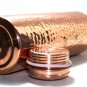 Hand Hammered Pure Copper Water Bottle For Ayurveda Health Benefits Set of 2