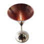 Solid Copper Martini Glass Beautifully Hammered Martini Glass holds 10 Ounce.(2)