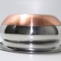 Copper Bottom Stainless Steel Bowl Serving Utensils Handi Pot Set of 3