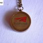 Antique Small Brass Compass 3.5 cm With Key Chain Vintage Marine Decorative Gift