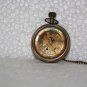 Battery Powered Hand Made Stylist Pocket Watch With Leather Case Pouch Purse