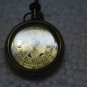 Battery Powered Hand Made Stylist Pocket Watch With Leather Case Pouch Purse