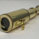 Handheld Brass Telescope  Pocket Sized Scope  Nautical Decor Toy