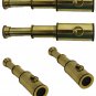 Handheld Brass Telescope  Pocket Sized Scope  Nautical Decor Toy
