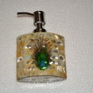Buddha4all Peacock Design Premium Mother of Pearl Liquid Soap Dispenser