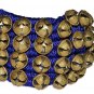 Classical Dance Accessories Ghungroo Best Quality 4 Line 80 Dancing Bells(Blue)