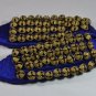 Classical Dance Accessories Ghungroo Best Quality 4 Line 80 Dancing Bells(Blue)