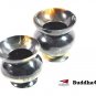 Handcrafted Handmade Drinking Horn Mug Leak Proof With Set Of 2 Size =4"