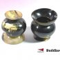 Handcrafted Handmade Drinking Horn Mug Leak Proof With Set Of 2 Size =4"
