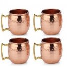 Authentic HAMMERED COPPER MOSCOW MULE 2-OZ SHOTS MUG SET OF 4