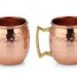 Authentic HAMMERED COPPER MOSCOW MULE 2-OZ SHOTS MUG SET OF 4