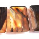 Premium Quality Serve ware Rectangular Shape With Brass Horn Serving Plate Set 3