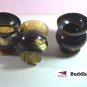 Handcrafted Handmade Drinking Horn Mug Leak Proof With Set Of 3 Size =4"