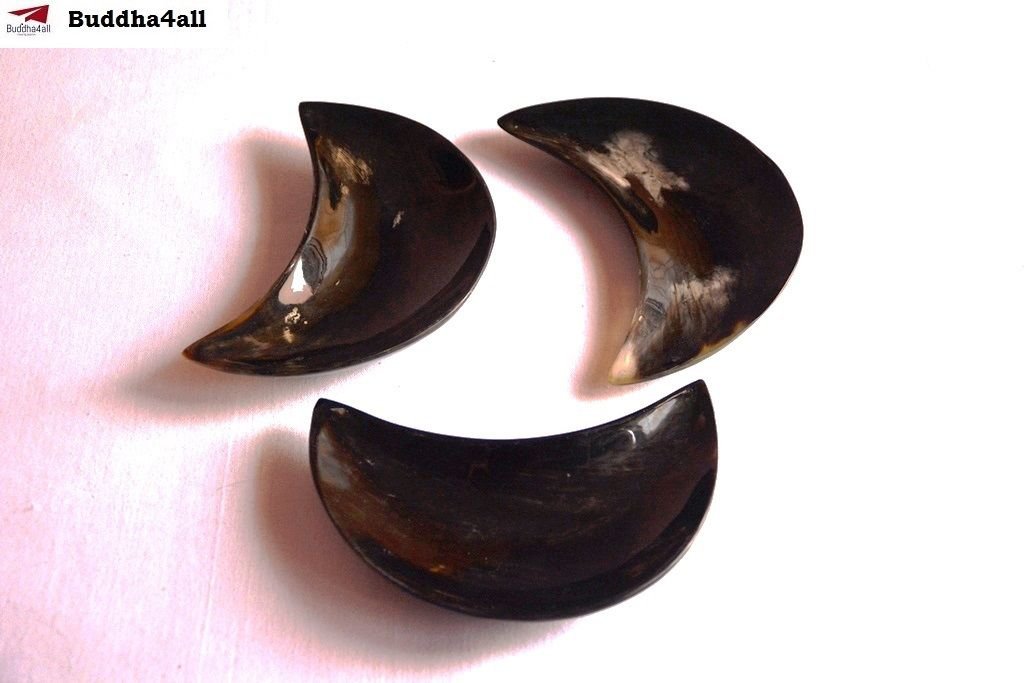 Horn Serving Plate Premium Quality Half Moon shape  Serve ware Set Of 3