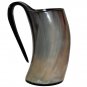 Viking Bar Mug Real Horn Handmade From Natural Material Size: 6 Inches