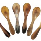 Buffalo Horn Caviar Spoon Authentic and Genuine Hand Made Cutlery Set Of 6 Spoon