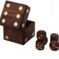 Buddha4all Beautiful Decorative Square Shape Box Game Ludo Dice Board Game
