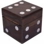 Buddha4all Beautiful Decorative Square Shape Box Game Ludo Dice Board Game
