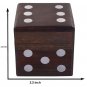 Buddha4all Beautiful Decorative Square Shape Box Game Ludo Dice Board Game