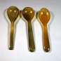 Buffalo Horn Caviar Spoon Authentic and Genuine Hand Made Cutlery Set Of 3 Spoon