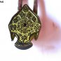 Padlock 5.5" Functional Antique Brass Buddha  with Two Keys.