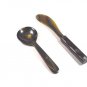 Horn Caviar Spoon With Knife Authentic and Genuine Hand Made Cutlery Set