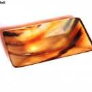 Premium Quality Serve ware Rectangular Shape With Brass Horn Serving Plate