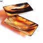 Premium Quality Serve ware Rectangular Shape With Brass Horn Serving Plate