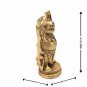Buddha4all A Laughing Buddha for Wealth and Happiness Brass Statue (W-1Kg H-6'')