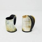 Original Viking Drinking Horn Cup Shot Mug Horn Mug for Beer Wine ale Set of 2