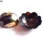 Horn Bowl Premium Quality Serve ware Round Cut Shape Small For Snacks Set of 2