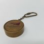 Antique Pocket Compass With Key Chain Outdoor Maritime Compass Hiking Camping