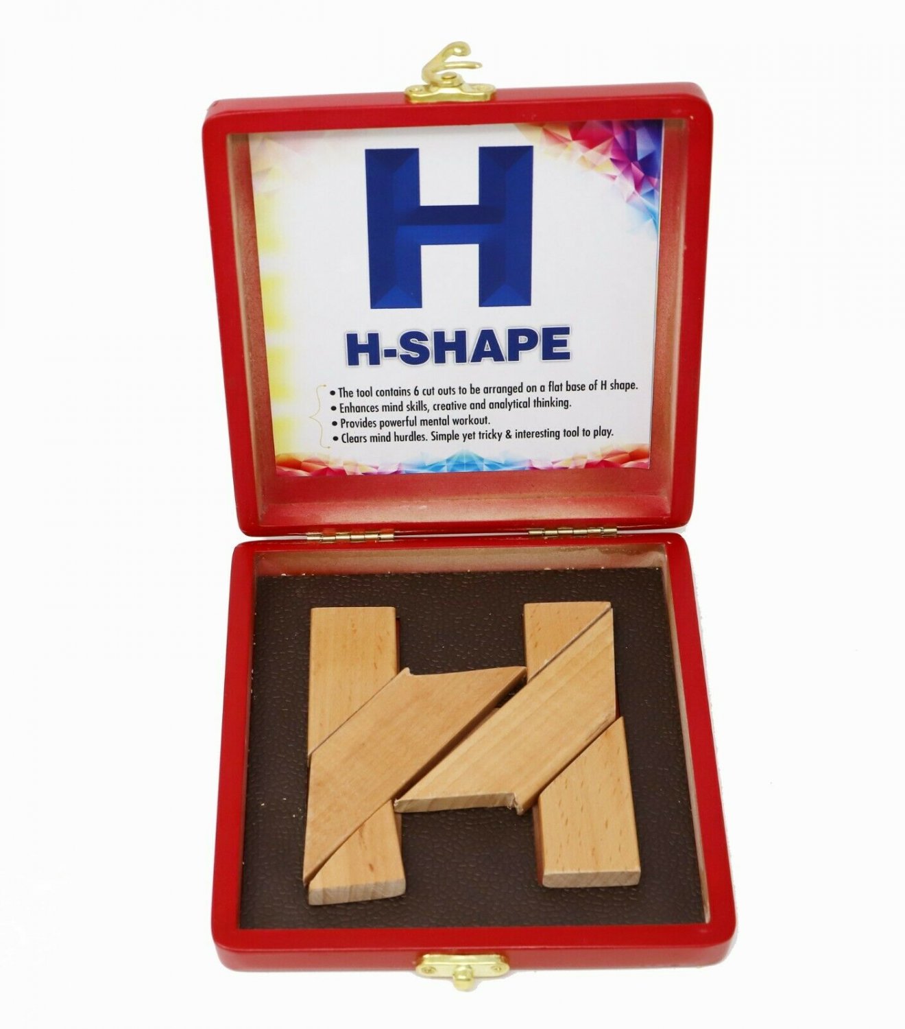 H Shape Puzzle for Improves Logical Reasoning & mind power Enhances Problem Game