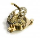 Buddha4all Nautical Sundial Compass Sundial Compass Solid Brass Sun Dial 4 Inch