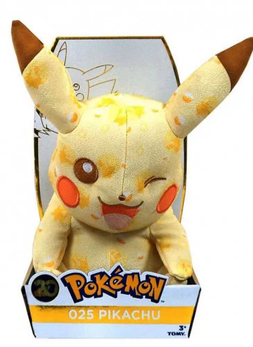 Pok&Atilde;&copy;mon Plush Pikachu 10" 20th Anniversary Collectible