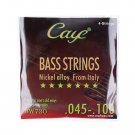 Caye Bass Strings 4-String Guitar Accessories Nickel Alloy 040-125 inch