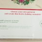 Dimensions cross stitch kit Fancy Wreath waste canvas design 8483 wearable