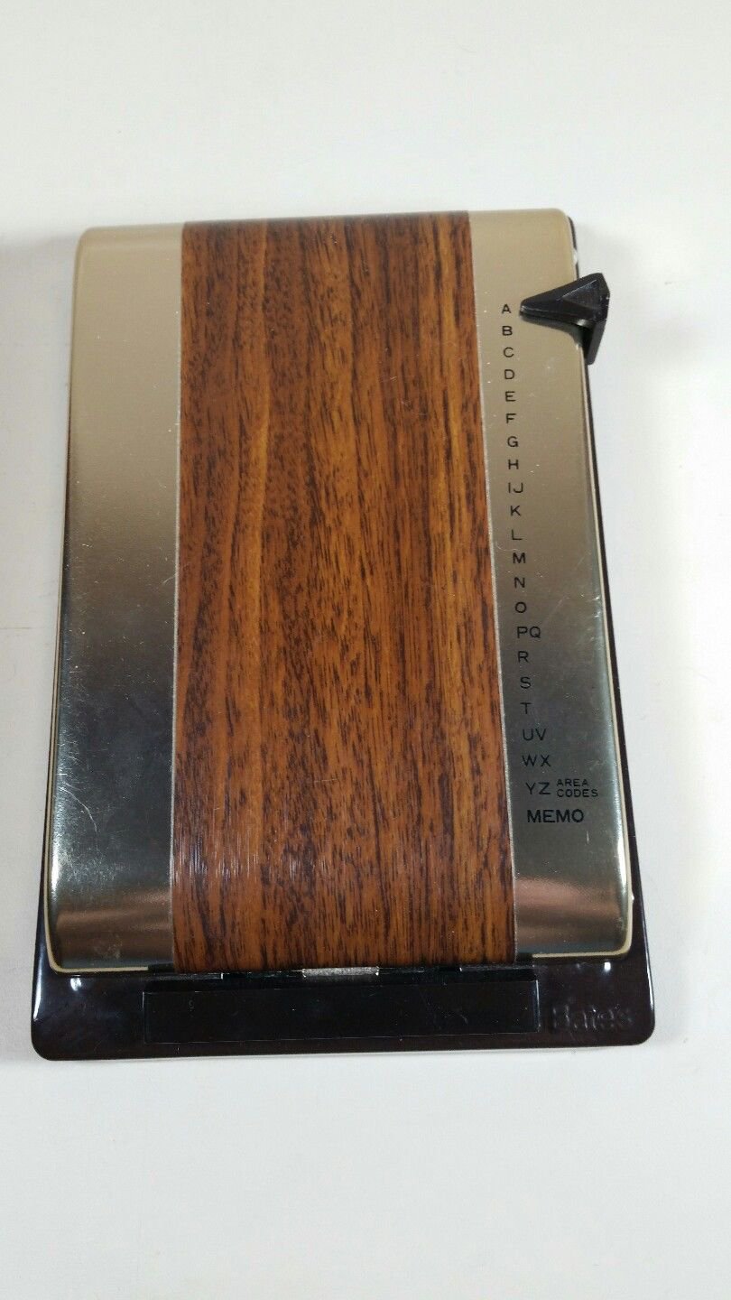 Bates List Finder Director Model Alphabetical Phone Number Empty wood grain