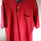 Tommy Hilfiger men's polo red solid large