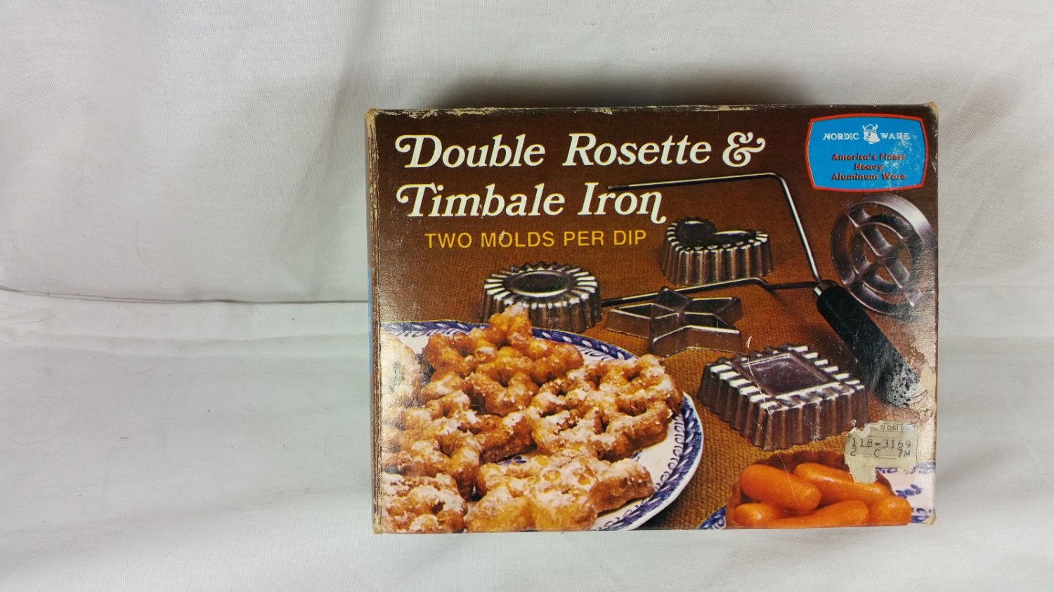Nordic Ware vintage double rosette and timbale iron