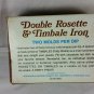 Nordic Ware vintage double rosette and timbale iron