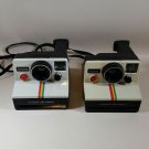 Polaroid SX-70 rainbow camera lot 2 untested for parts repair