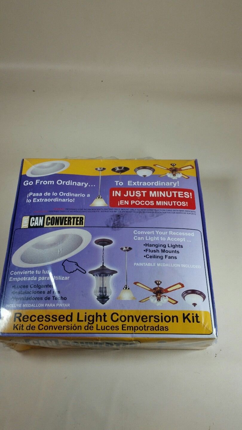 The Can Converter Recessed Can Light Conversion Kit for 5" and 6" Recessed